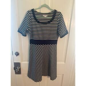 Women’s Liz Claiborne Size 10 Professional Office Career Work Black Dress